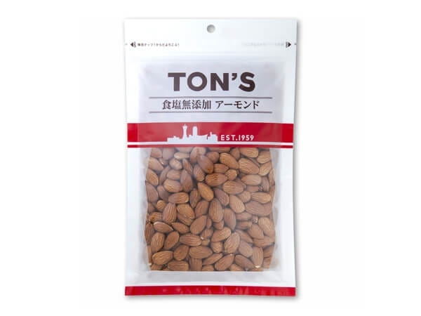 食塩無添加 アーモンド 110g | ナッツの情報サイト Ton's Cafe（トンカフェ）