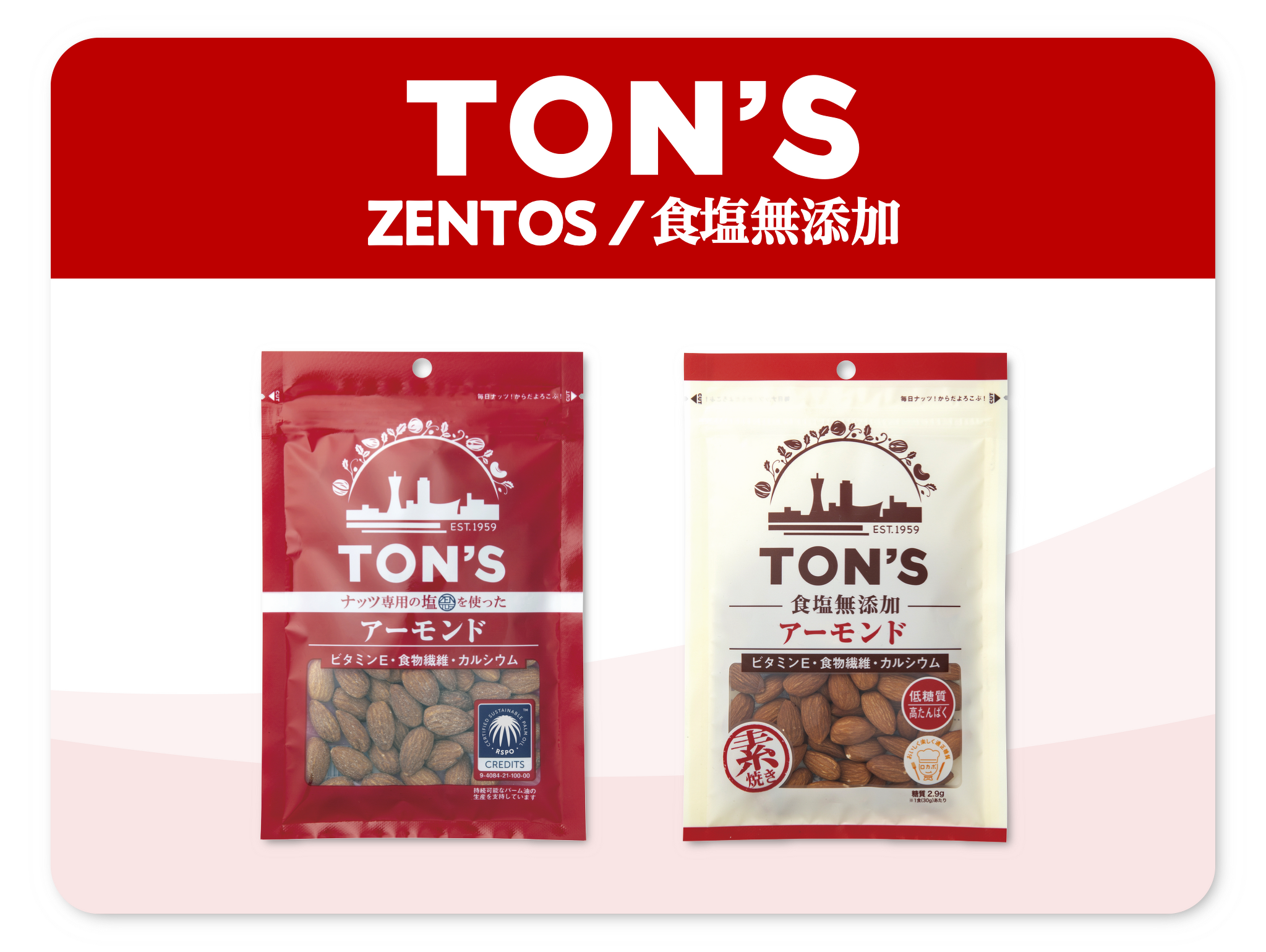 TON'S 製品一覧 | ナッツの情報サイト Ton's Cafe（トンカフェ）